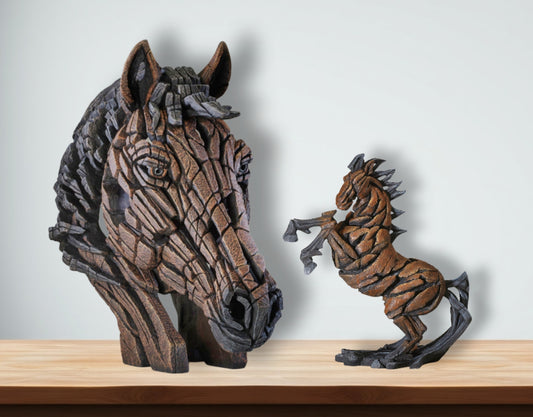 Horse Bust & Horse Figure Set