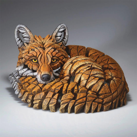 Curled Up Fox Figure